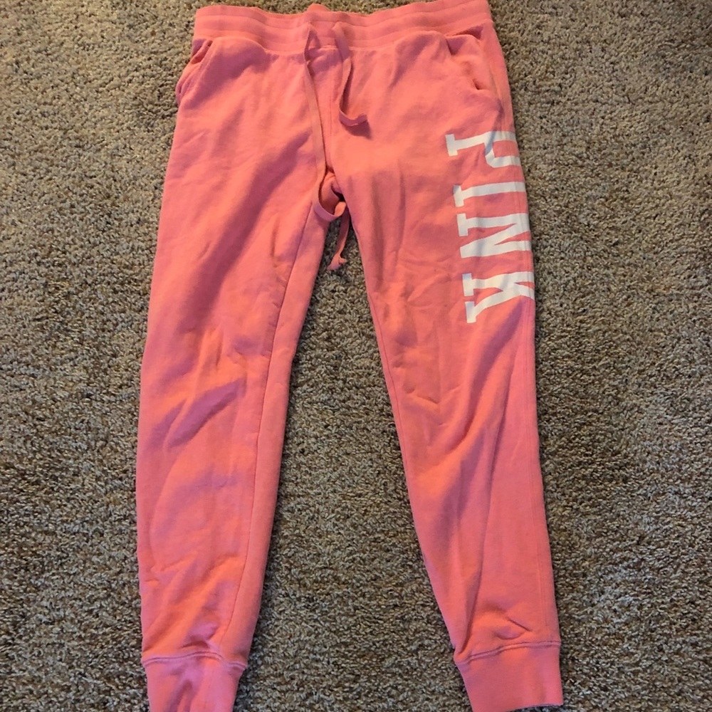 VS PINK COLLEGIATE SWEAT PANTS