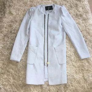 Baby blue H&M coat