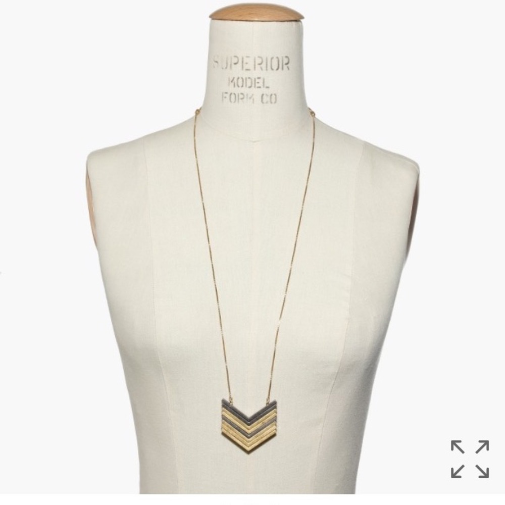Madewell Arrowstack Necklace