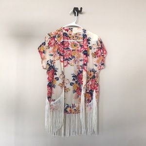 FLORAL KIMONO!