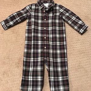 Ralph Lauren 9M Plaid Coverall