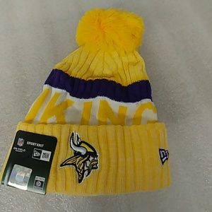 Vikings beanie knit winter hat