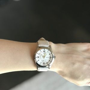 Guess Women’s Leather Band Watch