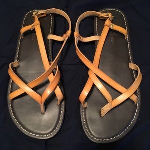 Yellow sandals