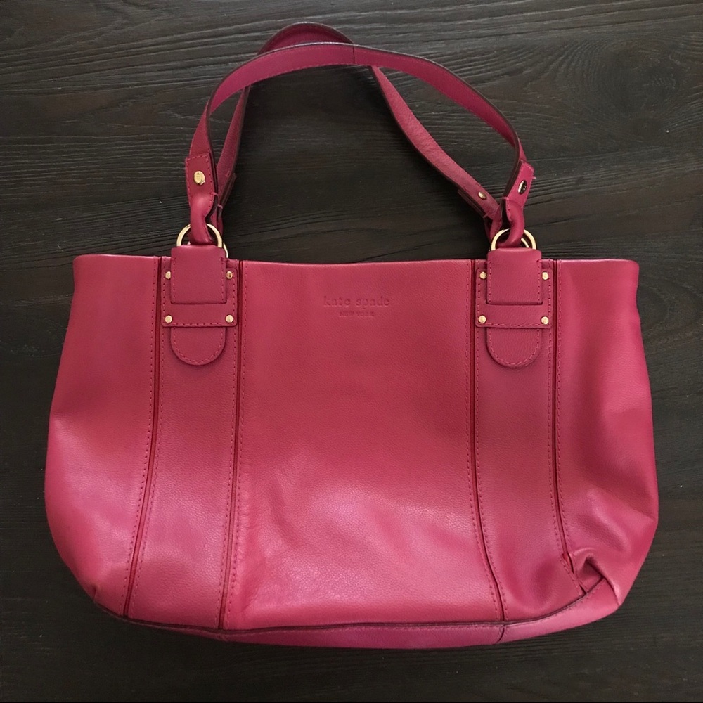 Kate Spade Spacious Pink Leather Tote