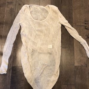 Helmut Lang crotchet sweater