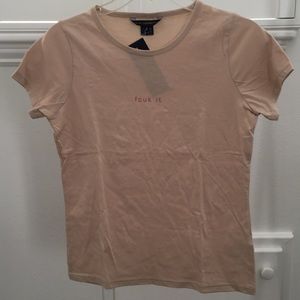 NWT French Connection 'FCUK IT' T-shirt