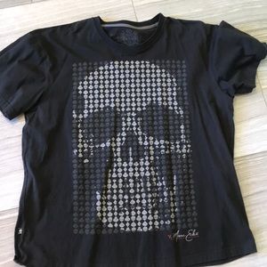 Dark charcoal skeleton T-shirt
