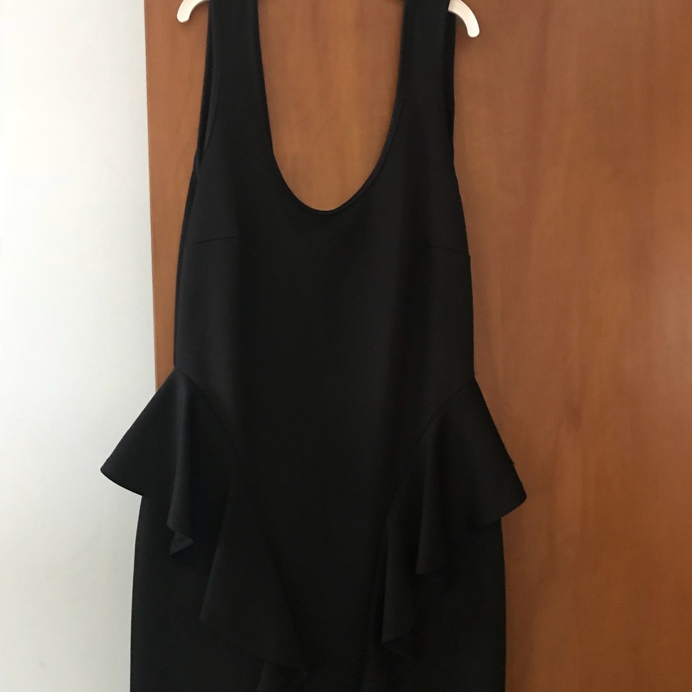 Black mini dress , size medium