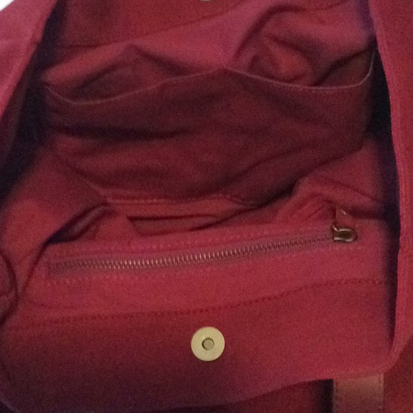 NWOT statement genuine suede bag Made in LA (MILA) - Picture 5 of 5