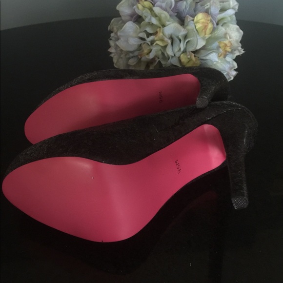 ShoeDazzle NEW pink bottom glitzy heels size 9.5 - Picture 7 of 8