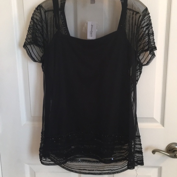 DRESS BARN Sequin top - Picture 2 of 6