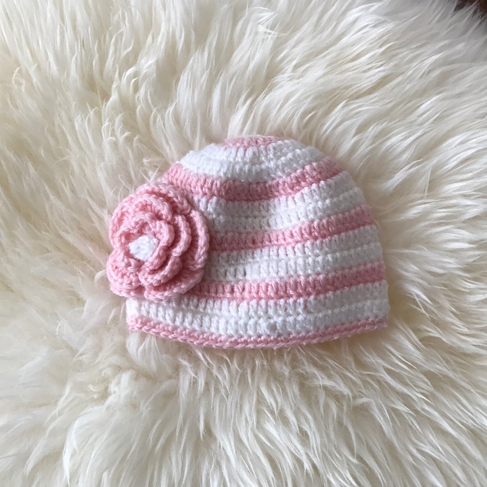 Flower Baby Beanie