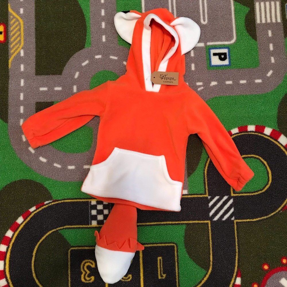 🦊🦊Boy’s adorable fleece Fox hoodie 🦊 🦊