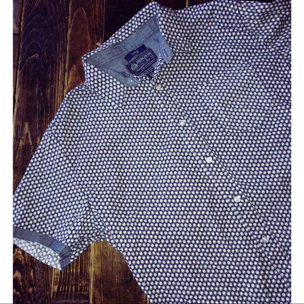American Rag Short Sleeve Button Down - Picture 2 of 6