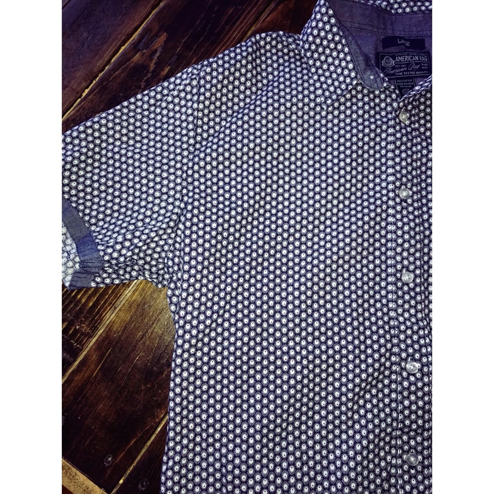 American Rag Short Sleeve Button Down - Picture 3 of 6