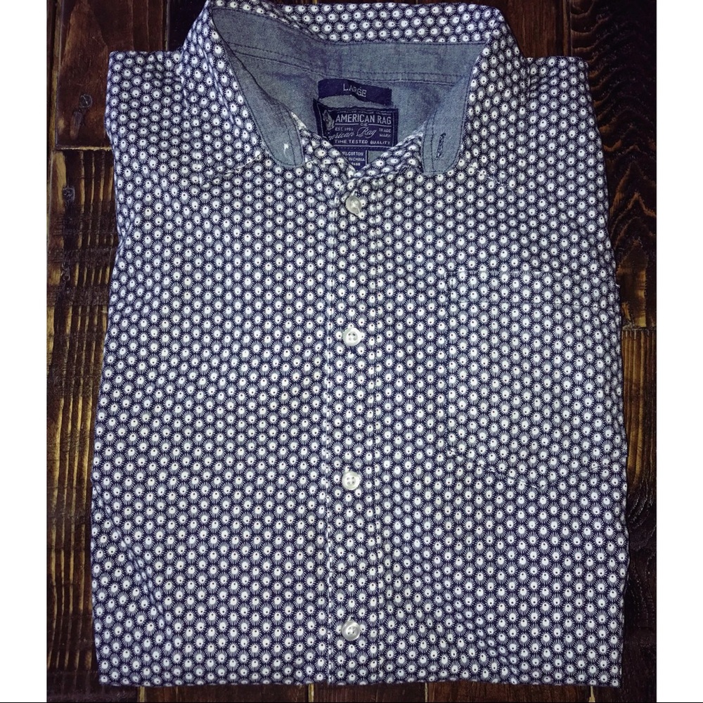 American Rag Short Sleeve Button Down - Picture 6 of 6