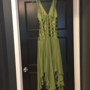 Green cocktail/Black tie dress