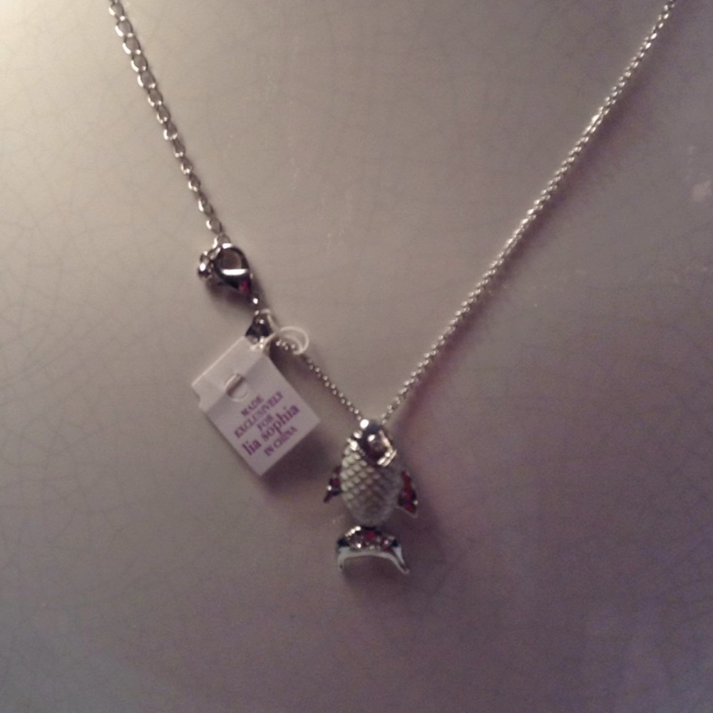 Lia Sophia Fish Necklace - Picture 3 of 5