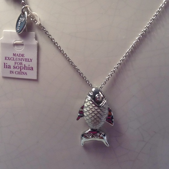 Lia Sophia Fish Necklace - Picture 2 of 5