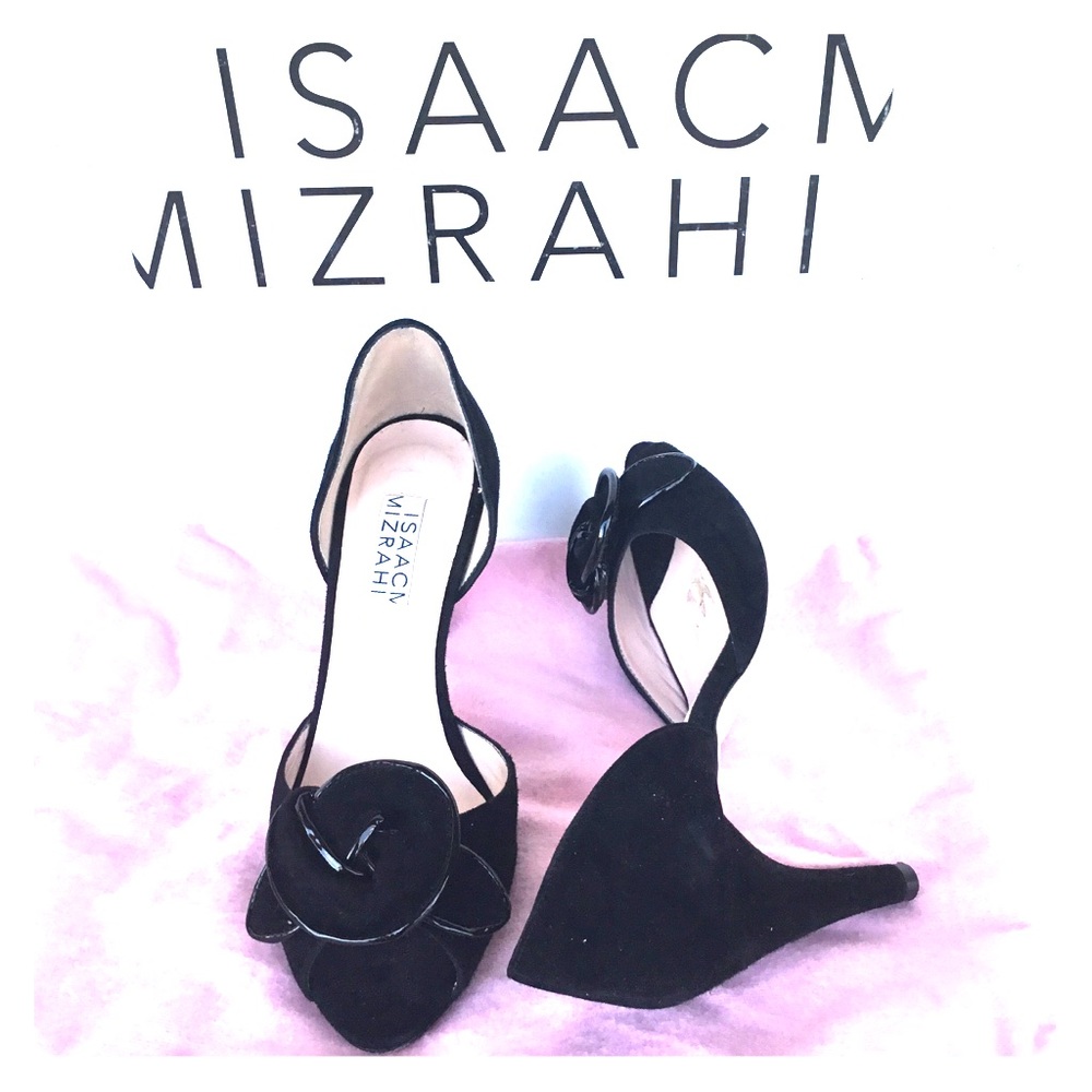 ISAAC MIZRAHI Peep Toe Heels - SIZE 5