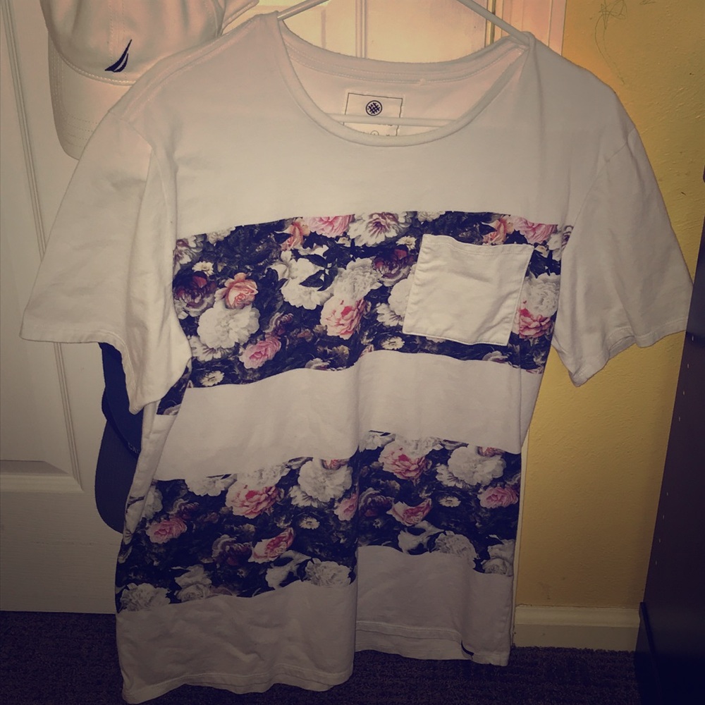 On the byas floral shirt