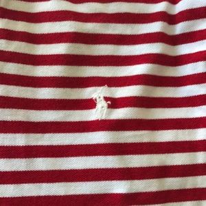 Red and white polo Ralph Lauren