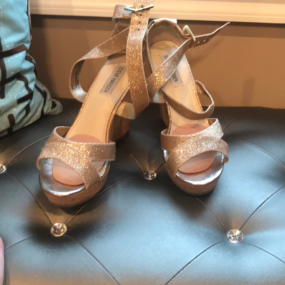 Steve Madden 8.5 Platforms Sparkly - image 4