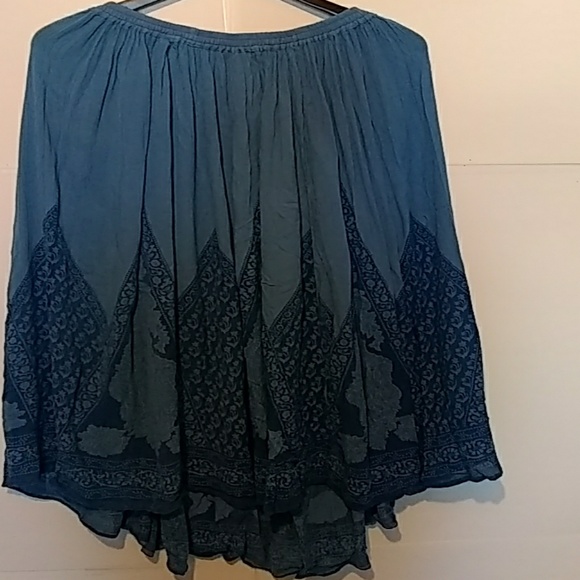 Anthony Richards - Blue Skirt with pattern. - Picture 2 of 4