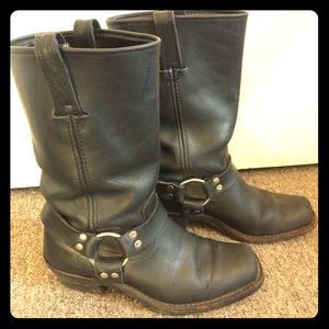 Frye harness boots