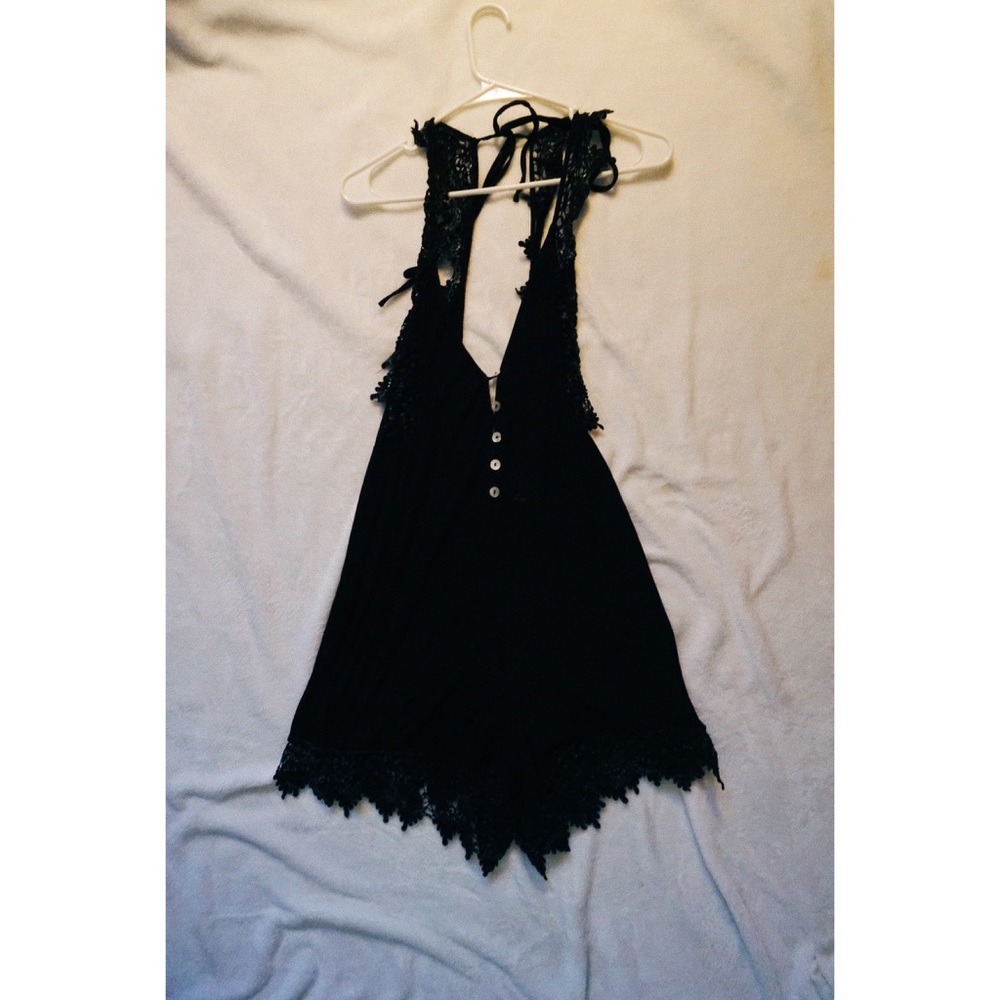 Black romper.