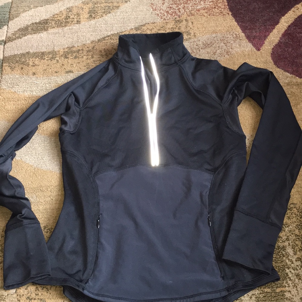 Athleta running half zip