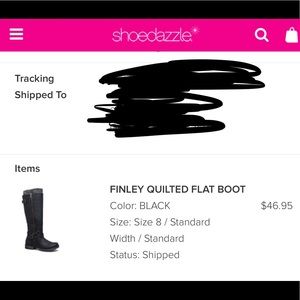 Winter boots black size 8