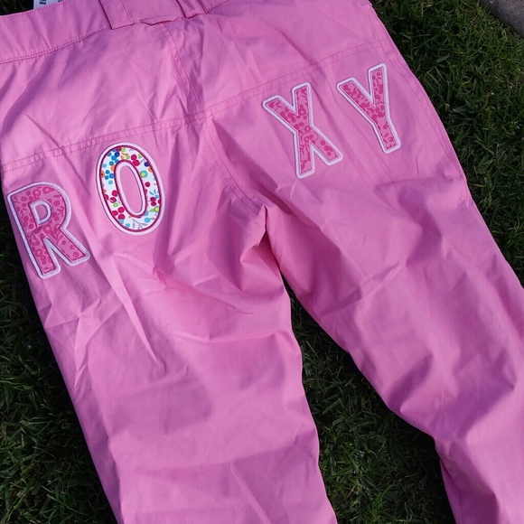 ROXY SYMBOL PNT SKI SNOWBOARD YELLOW PANTS - Picture 4 of 10