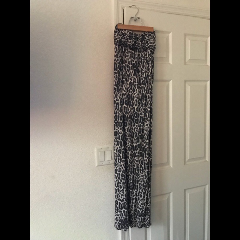 Guess leopard maxi dress