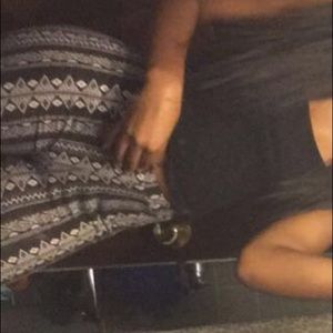 tribal wideleg leggings