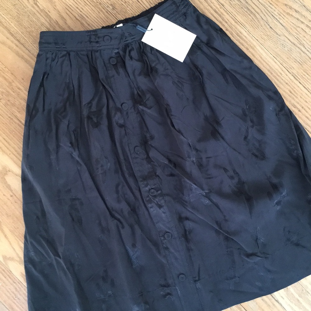 Cute black skirt with cactus detail