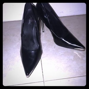 Size Woman’s 13 Black Silver heel 5 in heel