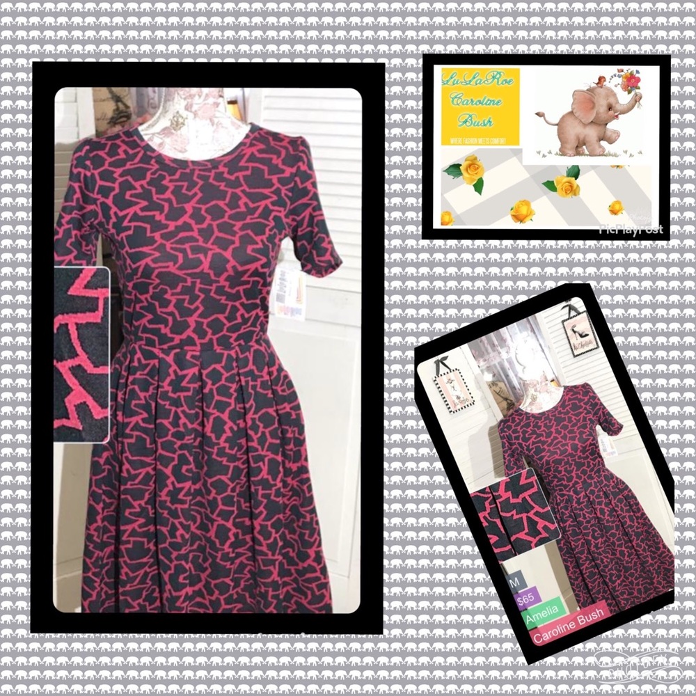 Gorgeous medium LuLaRoe Amelia dress!