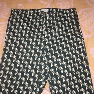 H&M geometric print ankle pants. So fun!