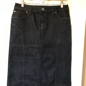 Christopher & Banks Denim - Skirt Size 8 NWT
