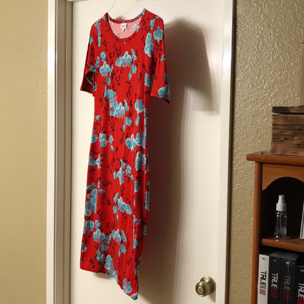 LuLaRoe Julia dress size S