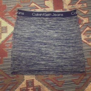 Black & Gray Calvin Klein Skirt