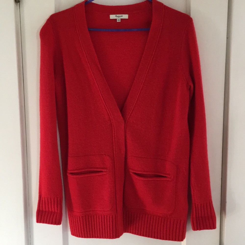Madewell Merino Wool Red Sweater
