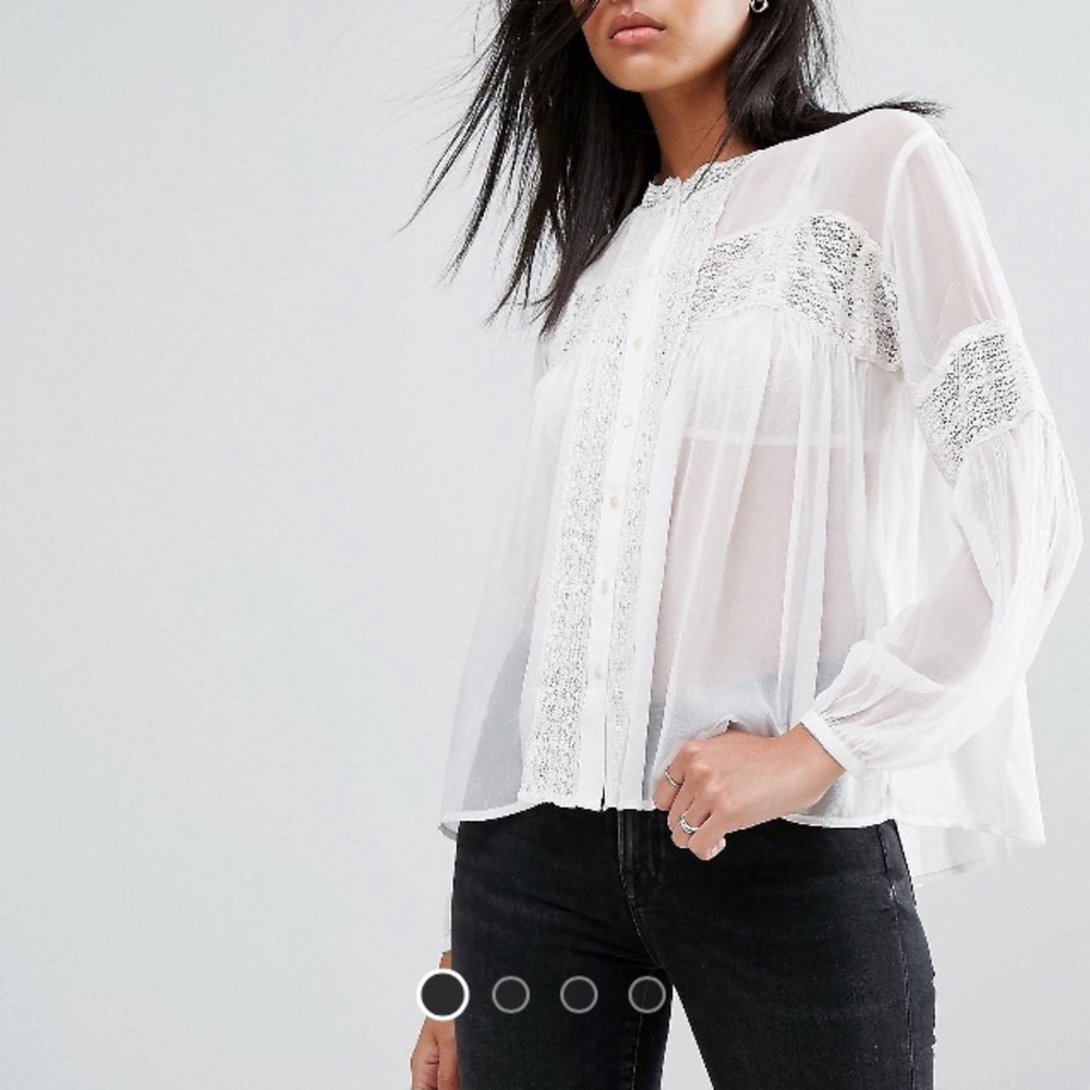 ISO All Saints Pinto Sheer Blouse HELP PLS