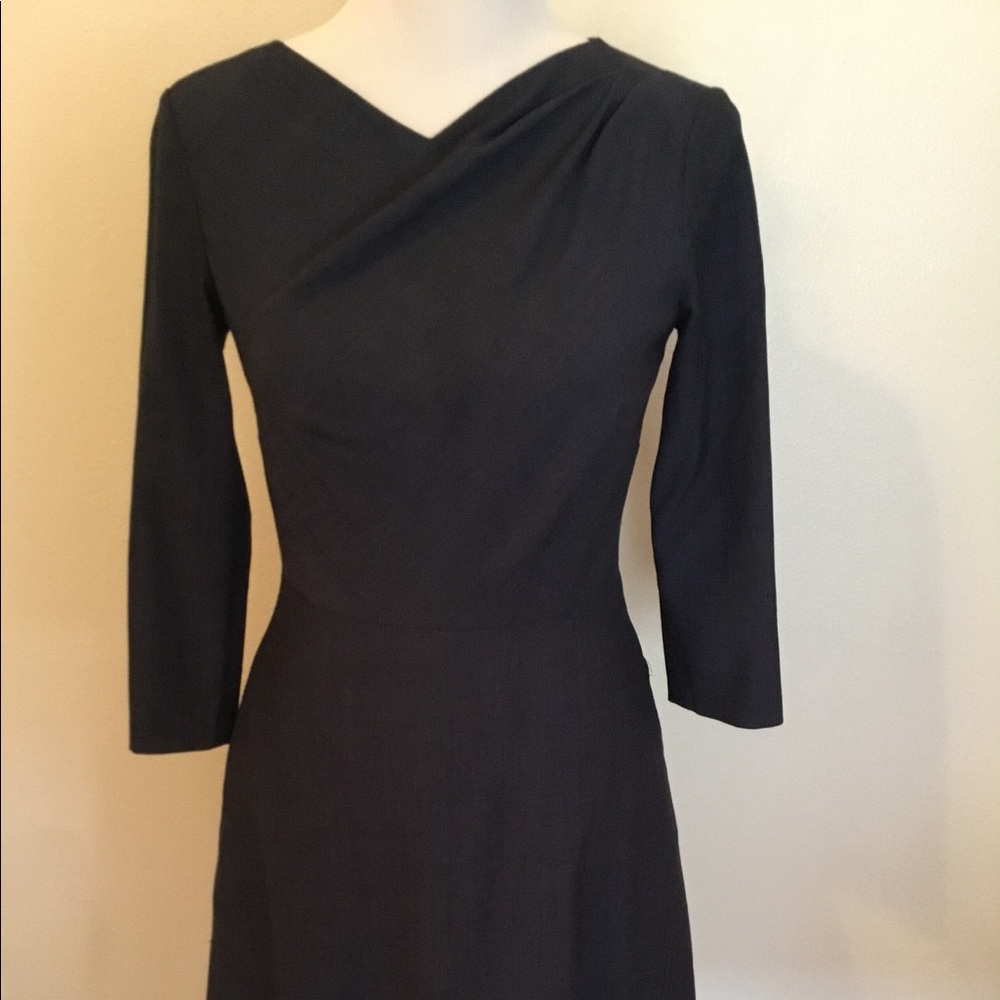 Navy Blue Banana Republic Midi Dress