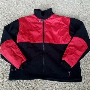 Zip down fleece