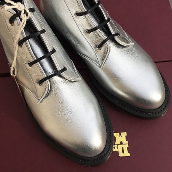 Dr. Martens Shoes - Silver Dr Martens UK made! Blanche