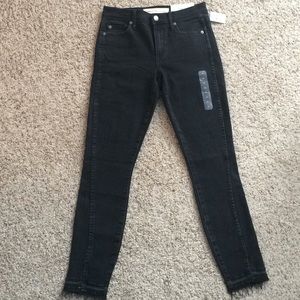 NWT GAP True Skinny Ankle Black Jeans SIZE 25