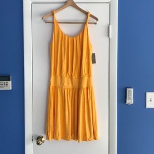 Anthropologie Goldenrod Goddess Style Dress